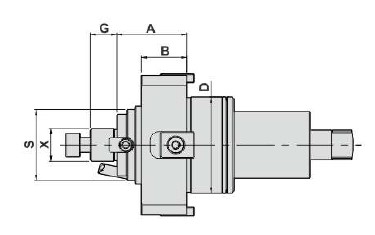 Блок приводной осевой BMT65-27-1809 внеш. СОЖ (DW300-DA65-27C-S) Evermore