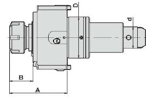 Изображение товара Блок приводной осевой BMT85-ER50-DAEWOO внутр. СОЖ (DW700-CW-DA85-ER50-Z) Evermore