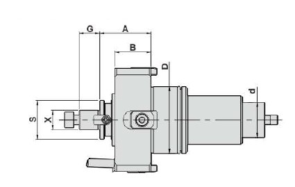 Блок приводной осевой BMT85-32-DAEWOO внеш. СОЖ (DW700-DA85-32C-Z) Evermore