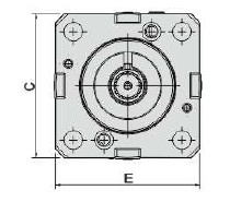 Изображение товара - Блок приводной осевой BMT45-ER20-5480 внеш. СОЖ (DW220-5480-DA45-ER20) Evermore