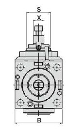 Блок приводной радиальный BMT65-ER20-72-1809 внеш. СОЖ (DW300-TDF65-20-72) Evermore