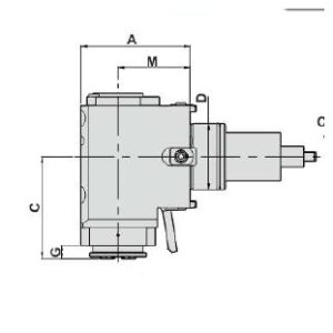 Изображение товара Блок приводной радиальный BMT55-ER32A-70-DAEWOO внеш. СОЖ (DW230-DF55-32A-70) Evermore