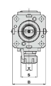 Изображение товара - Блок приводной радиальный BMT75-ER40-90-DAEWOO внеш. СОЖ (DW350-DF75-40-90-Z) Evermore