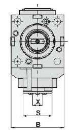 Изображение товара - Блок приводной радиальный BMT55-ER25A-85-DAEWOO внеш. СОЖ (DW230-DF55-25A-85-Z) Evermore