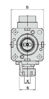 Изображение товара - Блок приводной радиальный BMT65-ER32-100-DAEWOO внутр. СОЖ (DW300-CW-DF65-32-100-Z) Evermore