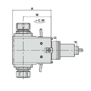 Изображение товара Блок приводной радиальный двусторонний BMT55-ER25-70-DAEWOO внеш. СОЖ (DW230-DF55-25-70D-Z) Evermore