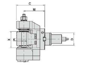 Блок приводной зубофрезерный BMT65-22-92-DAEWOO внеш. СОЖ (DW300-DF65-22C-65-92) Evermore