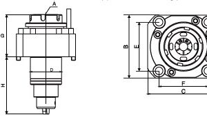 Изображение товара - Блок приводной осевой BMT65-ER32N-1809 внеш. СОЖ (BMT65-SA-ER32N) Sanmen