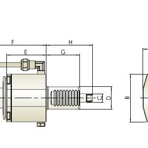 Изображение товара - Блок приводной осевой VDI30-ER25-1809 внеш. СОЖ (THB-A04-30A) Hold Well (аналог)