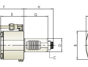 Изображение товара - Блок приводной осевой VDI30-ER25-5480 внеш. СОЖ (THB-A04-30B) Hold Well (аналог)